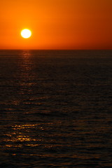 夕日