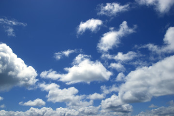 blue sky and clouds sky.