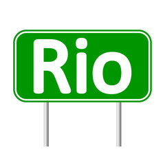 Rio road sign.