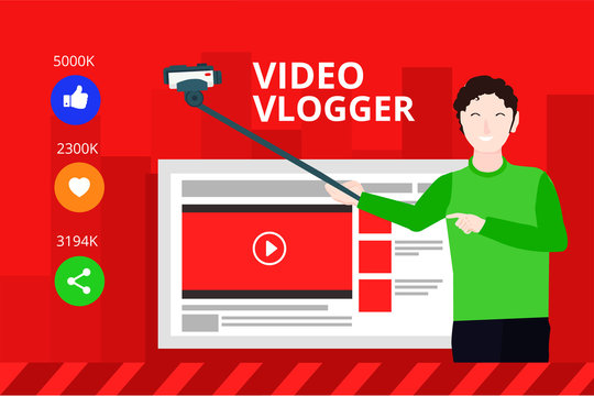 The man videographer with his camera go viral on internet