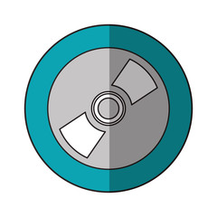 Cd device icon. Cinema movie video film and media theme. Isolated design. Vector illustration