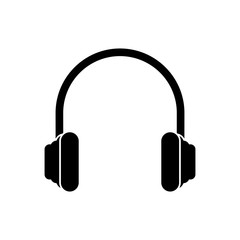 Headphone device icon. Music sound and stereo theme. Isolated design. Vector illustration