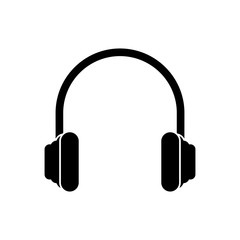 Headphone device icon. Music sound and stereo theme. Isolated design. Vector illustration
