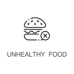 Burger flat icon.
