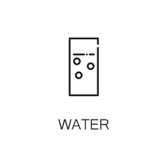 Water icon or logo for web design