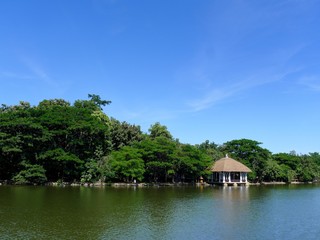 Lakeside terrace