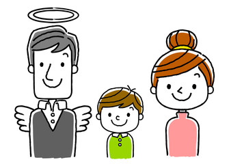 夫婦：夫と死別
