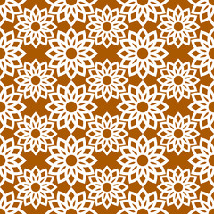 Vector Pattern Design, Floral Fabric, Geometric Background