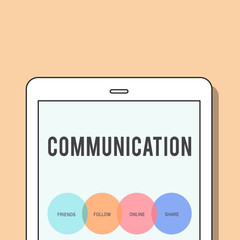 Communication Connection Networking Icon Concept