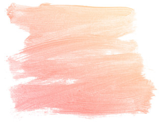  Abstract red watercolor on white background.This is watercolor splash.It is drawn by hand.