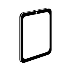 Tablet icon. Device gadget technology and electronic theme. Isolated design. Vector illustration
