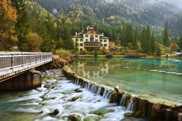 Fototapeta premium Lago Di Dobbiaco