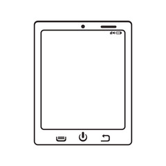 Tablet icon. Device gadget technology and electronic theme. Isolated design. Vector illustration