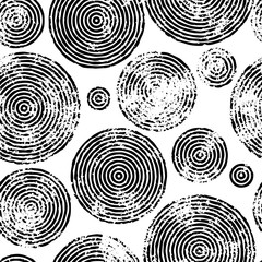 Tree rings seamless pattern background