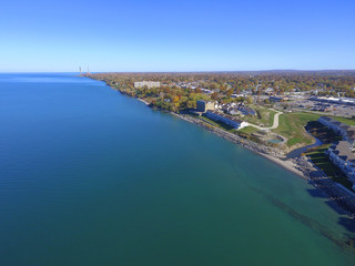 Fototapeta premium Aerial image Willowick Ohio