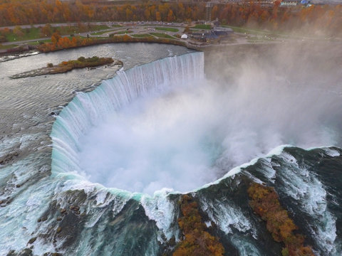 Aerial image Niagara Falls