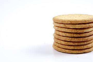 Organic whole wheat crackers .