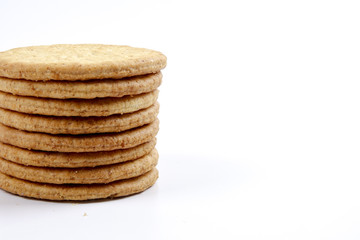 Organic whole wheat crackers .