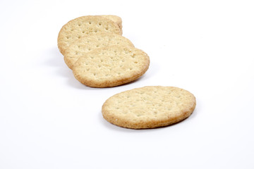 Organic whole wheat crackers .