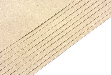 layer of brown paper for background