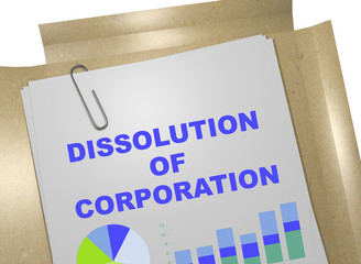 Dissolution of Corporation concept