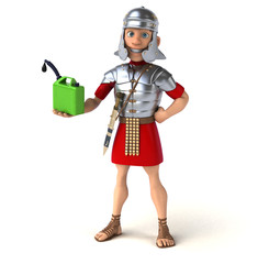 Naklejka premium Roman soldier
