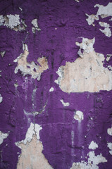 Faded purple wall