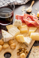 wine and cheese