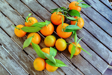 fresh mandarines