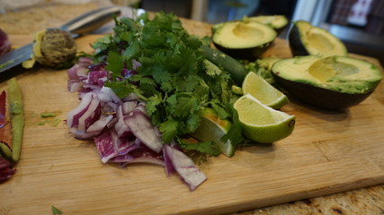 Vegetables/Avocado/Onions
