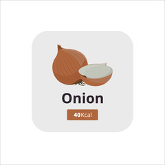 onion calories