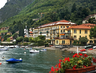 Fototapeta na wymiar View of Menaggio. Province Como. Italy