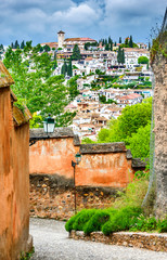 Granada - Albaicin Moorish quarter, Andalusia in Spain © ecstk22