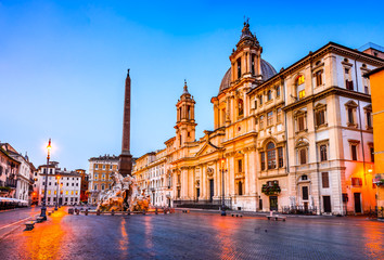 Obraz na płótnie Canvas Piazza Navona, Rome, Italy