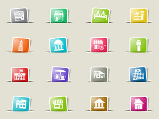 infrastructure icon set