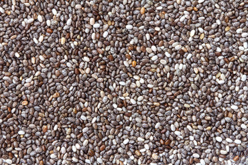 Close up chia seed as texture background