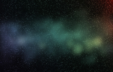 Stars and galaxy sky background