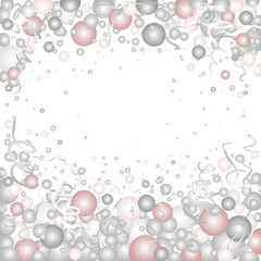  light bubbles background with circles and spirals