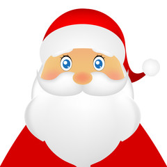 Santa Claus on a white background