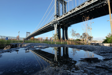 Fototapeta premium Le Pont de Manhattan