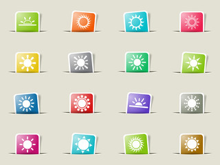 sun icons set