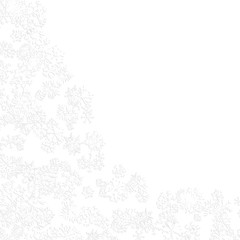 White Snowflake Background
