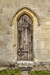 St Michael Church Small Door North Facade HDR