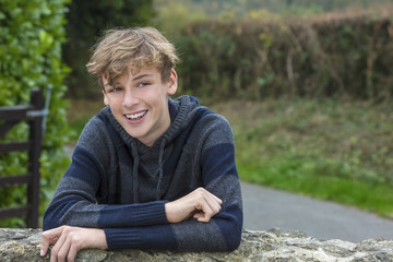 Happy Boy Teenager Male Child
