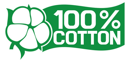 100 % cotton symbol