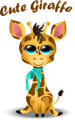 cute giraffe baby