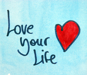love your life text 