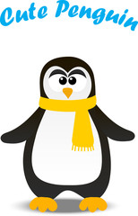 cute Christmas penguin