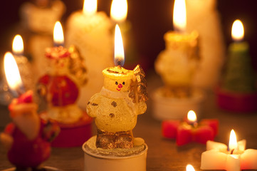 たくさんのキャンドル