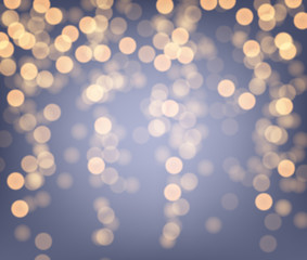 Purple and golden luminous background.